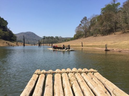 bamboo-rafting